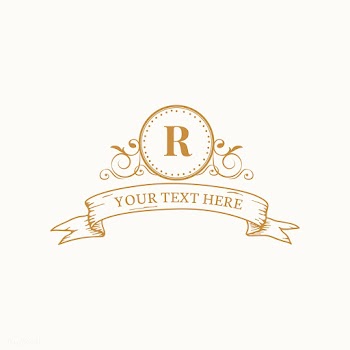 Classic emblem with initial | Free stock vector - 579308