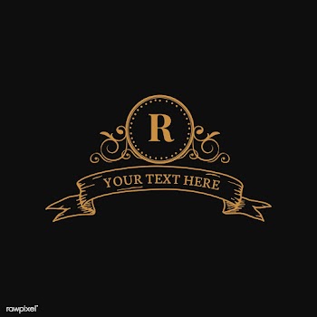 Classic emblem with initial | Free stock vector - 579316