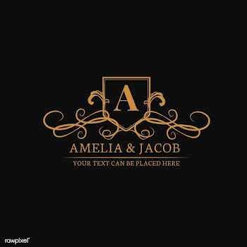 Classic emblem with initial | Free stock vector - 579327