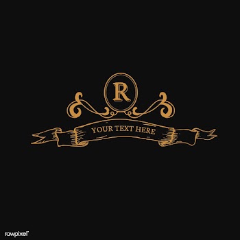 Classic emblem with initial | Free stock vector - 579348