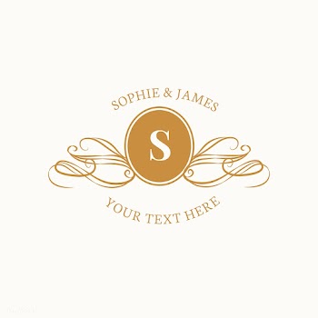 Classic emblem with initial | Free stock vector - 579359