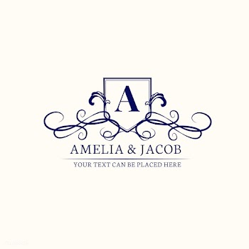 Classic emblem with initial | Free stock vector - 579393