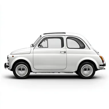 Classic Fiat 500 Side View