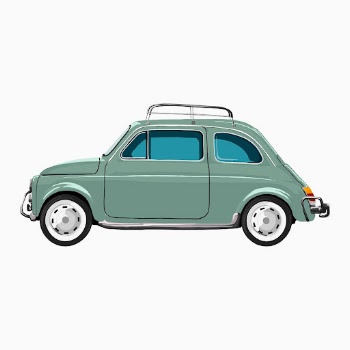 Classic green car, white background | Free Photo - rawpixel