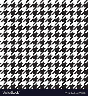 Classic houndstooth seamless vector image