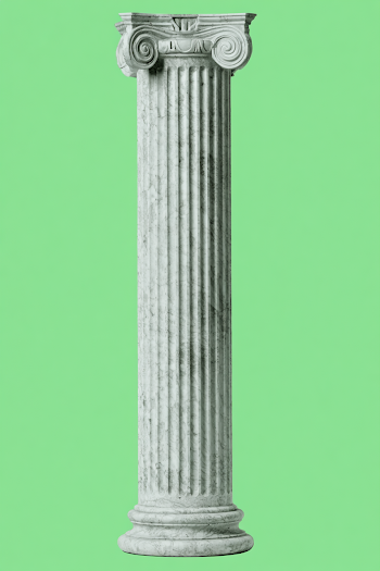 Classic Marble Pillar of Justice