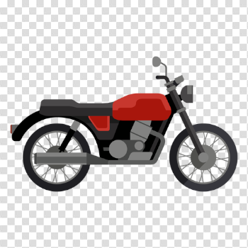 Classic motorcycle icon - Transparent PNG & SVG vector