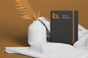 Classic Notebook Mockup free mockup 