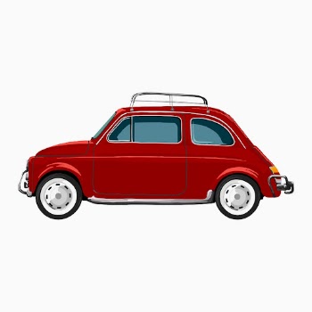 Classic red car, white background | Free Photo - rawpixel