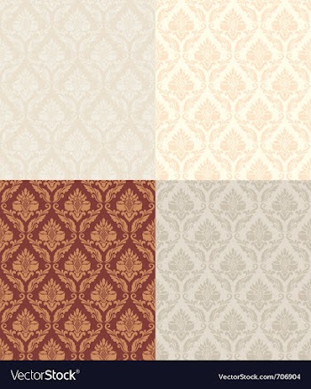 Classic seamless floral vector image