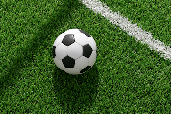 Classic Soccer Ball on Artificial Turf