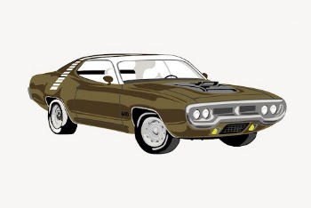 Classic sports car clipart, illustration | Free Vector - rawpixel