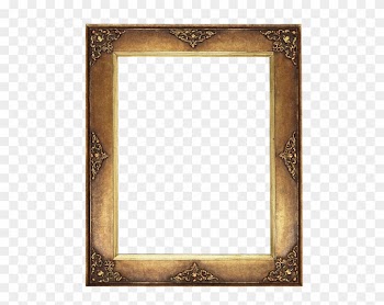 Classic Transparent Vertical Frame - Gilt Frame