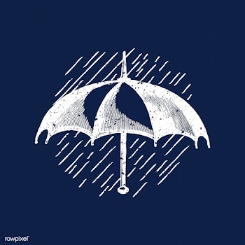 Classic umbrella logo illustration | Free stock vector - 562961