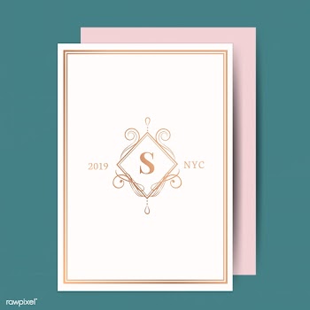 Classic wedding invitation card | Free stock vector - 579300