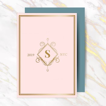 Classic wedding invitation card | Free stock vector - 579330