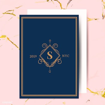 Classic wedding invitation card | Free stock vector - 579376