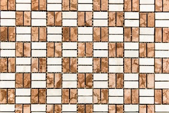 Classic white and brown tiles patterned wall .. | Free stock vector - 539674