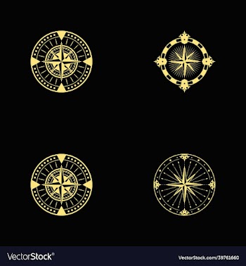 classic wind rose compass