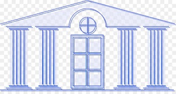Classical architecture Window Column Ancient Roman architecture - courthouse banner 
