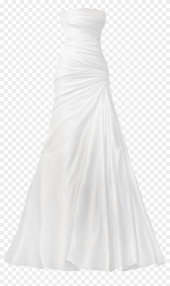 Classical Wedding Dress Png Clip Art - Wedding Dress Png