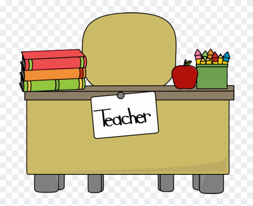 Classroom - Table - Clipart - Teacher Desk Clipart