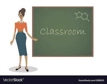 Classroom vector image