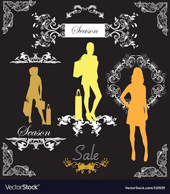 Classy fashion vector image