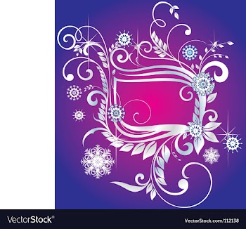 Classy frame vector image