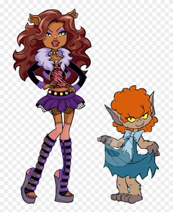 Clawdeen And Winnie By Figyalova - Clawdeen Wolf