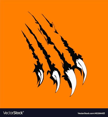 claws of wild beasts