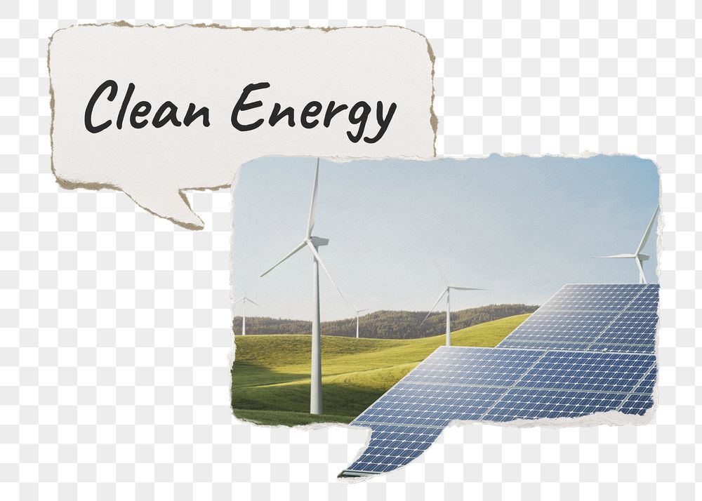 Clean energy png paper speech | Free PNG - rawpixel