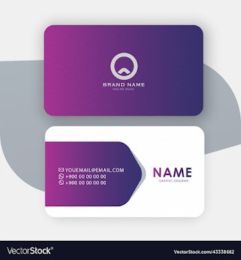 clean style modern business card template