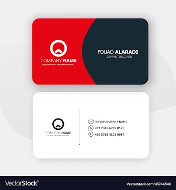 clean style modern business card template