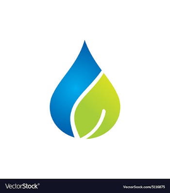  					Clean water and leaf nature logo vector&nbsp;image														