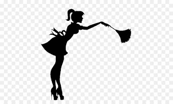 Cleaner Housekeeping Maid service Clip art - Black Housekeeper Cliparts 
