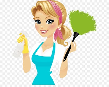Cleaner Maid service Commercial cleaning Housekeeping - clining vector 