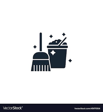 cleaning service creative icon filled from