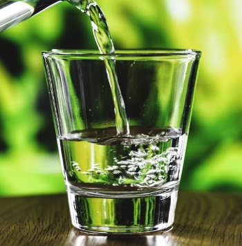 Clear Drinking Glass Filled With Water