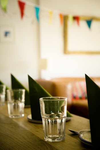 Clear Drinking Glasses in Tilt Shift Lens Photography