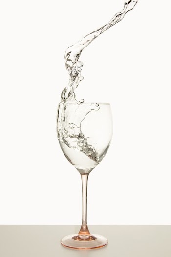 Clear Footed Glass