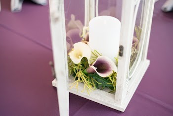 Clear Glass Candle Holder