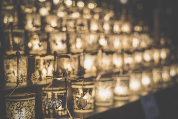 Clear Glass Candle Holder Cups