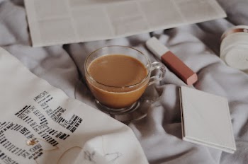 Clear Glass Cup With Coffee
