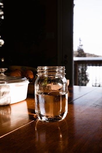 Clear Glass Jar