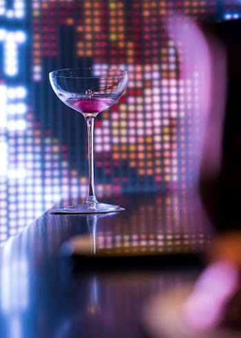Clear Glass Martini