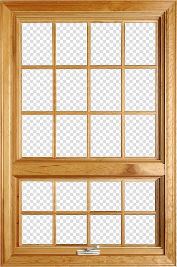 Clear glass window with brown wooden frame illustration, Microsoft Windows Scape , Wood window transparent background PNG clipart