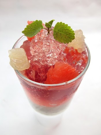 Clear Zombie Glass Filled With Juice