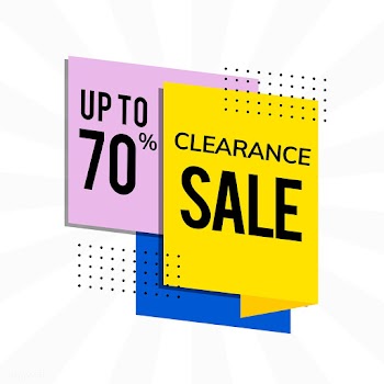 Clearance sale up to 70% promotion advertisem.. | Free stock vector - 538254