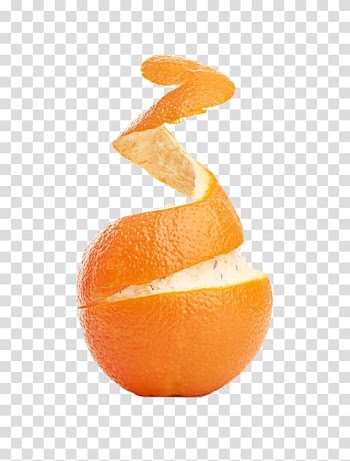Clementine Peel Orange Zest Fruit, orange transparent background PNG clipart